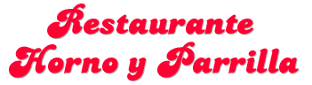 Restaurante, horno y parrilla